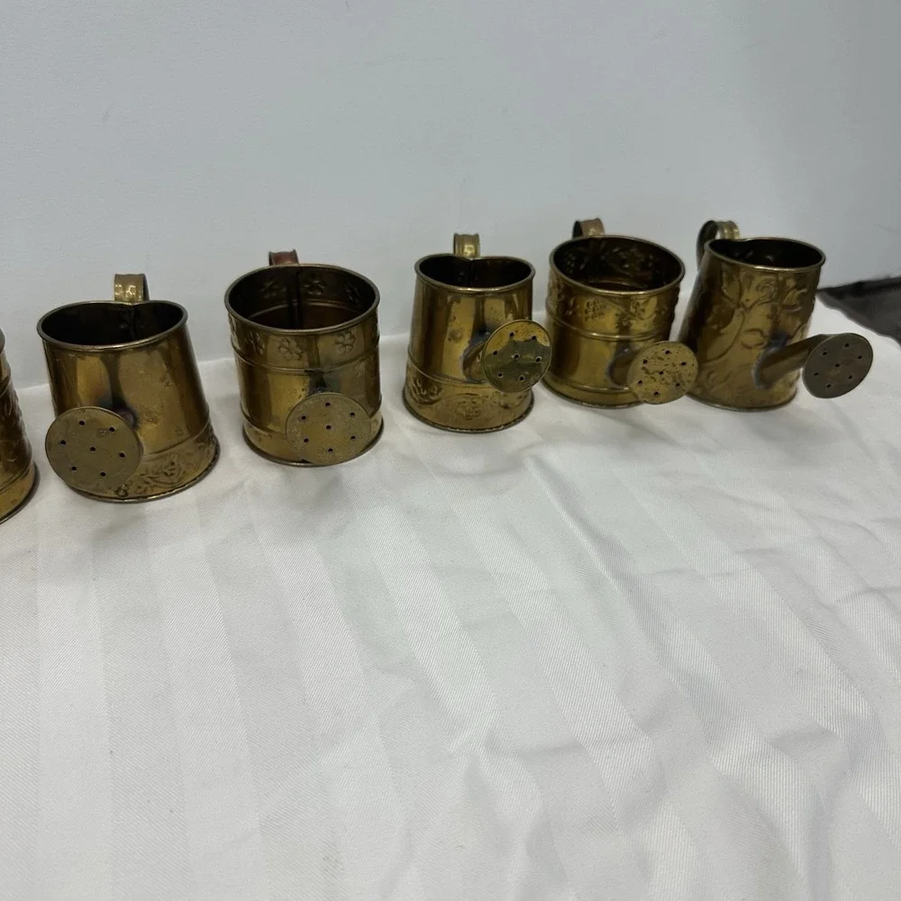 Lot 9 Vintage Hosley Brass 2.5